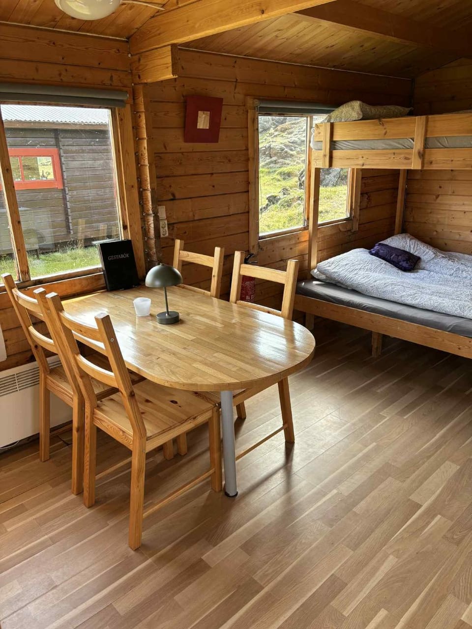 Photo of the whole room, Seating area, Dining area