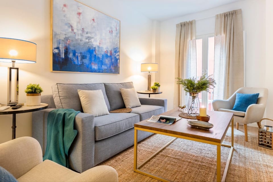 Property building, Living room, Seating area