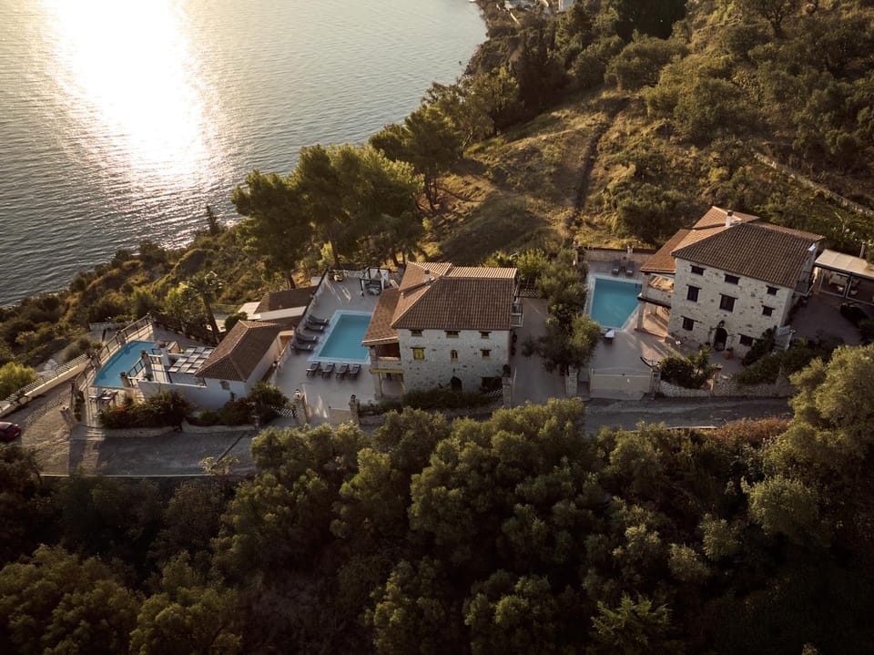 Natural landscape, Pool view, Sea view
