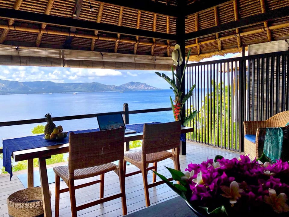 Living room, Dining area, Mountain view, Sea view