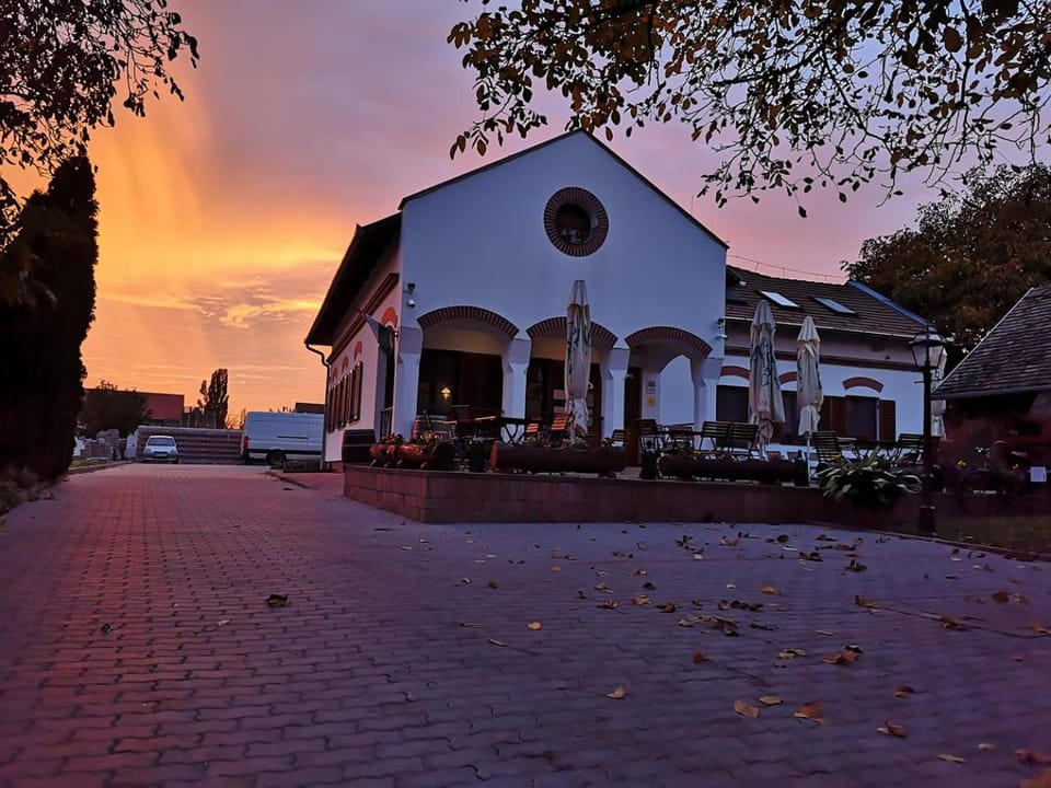 Property building, Sunset