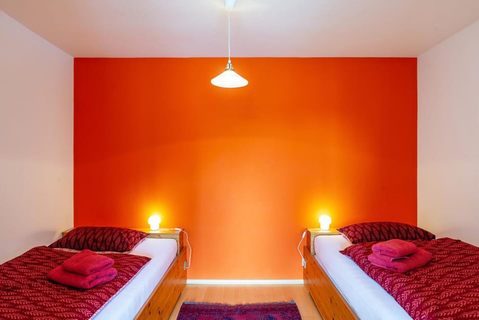 Property building, Living room, Bedroom