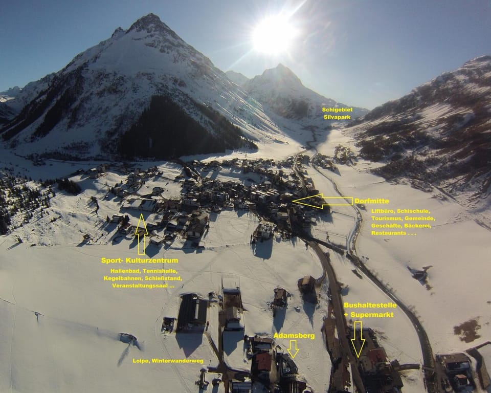 Bird's eye view, Area and facilities