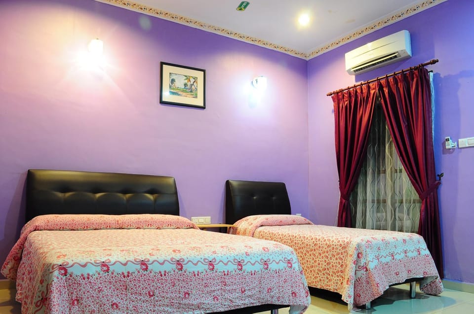 Bed, air conditioner