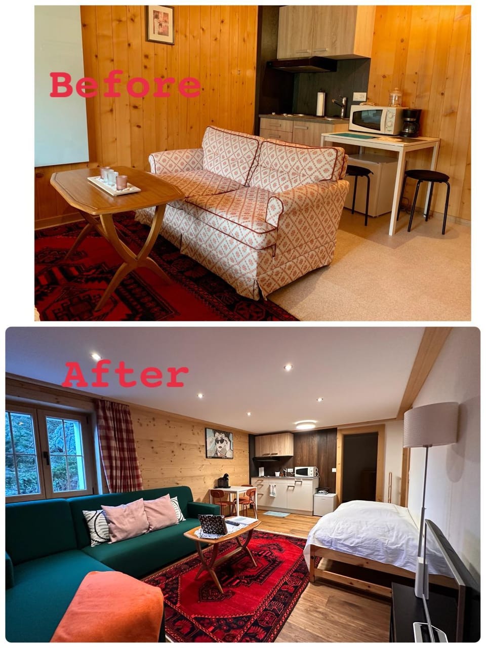 Kitchen or kitchenette, Living room, Seating area, Dining area, minibar