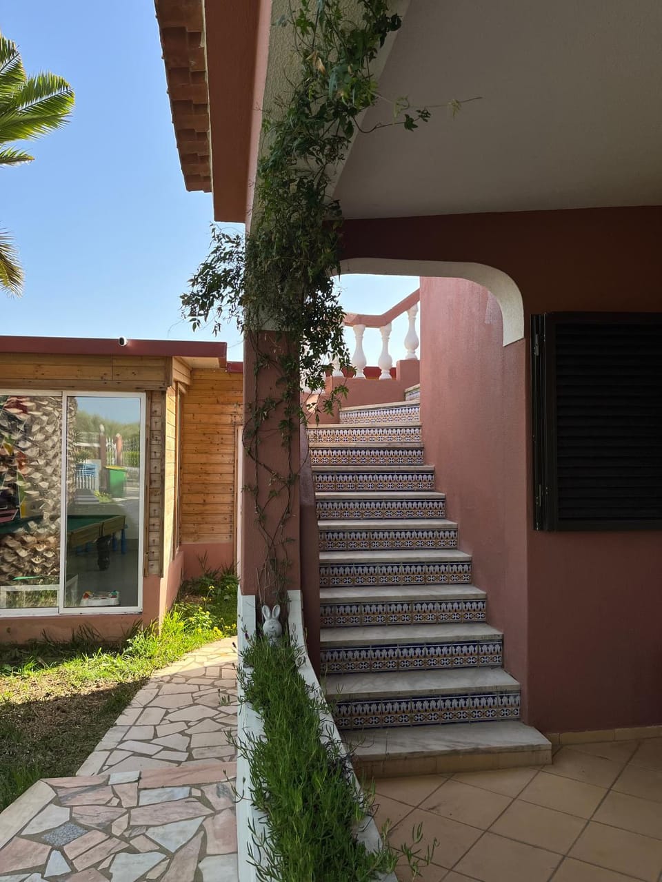 Property building, Garden view