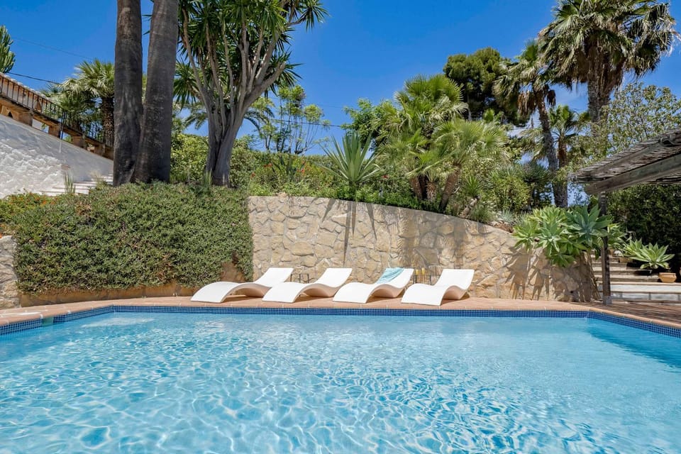 Spring, Day, Natural landscape, Garden, Garden view, Pool view, Swimming pool, internet, sunbed