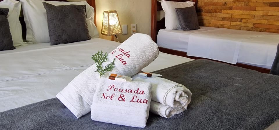 Bedroom, towels