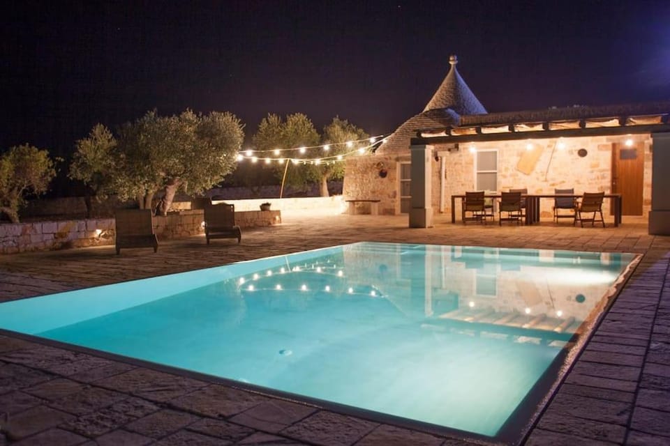 Night, Swimming pool