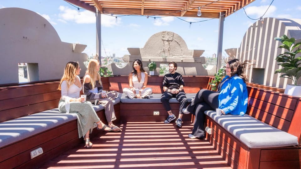 Balcony/Terrace, Seating area, group of guests