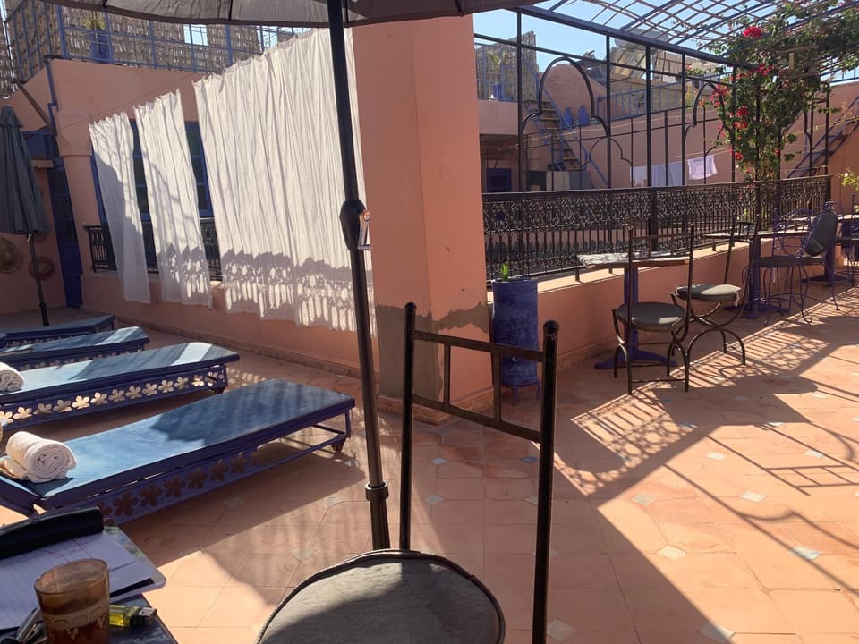 Balcony/Terrace, sunbed