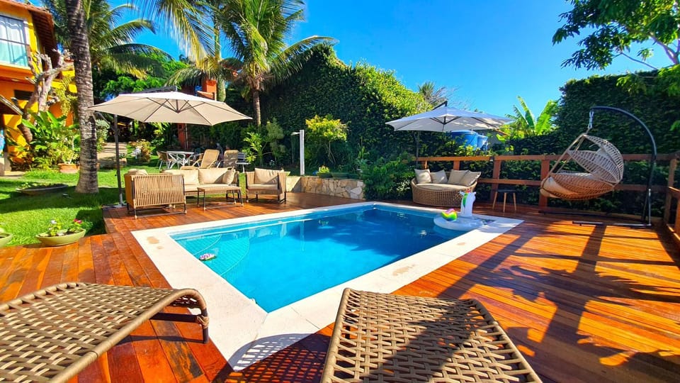 Property building, Garden, Garden view, Swimming pool, sunbed