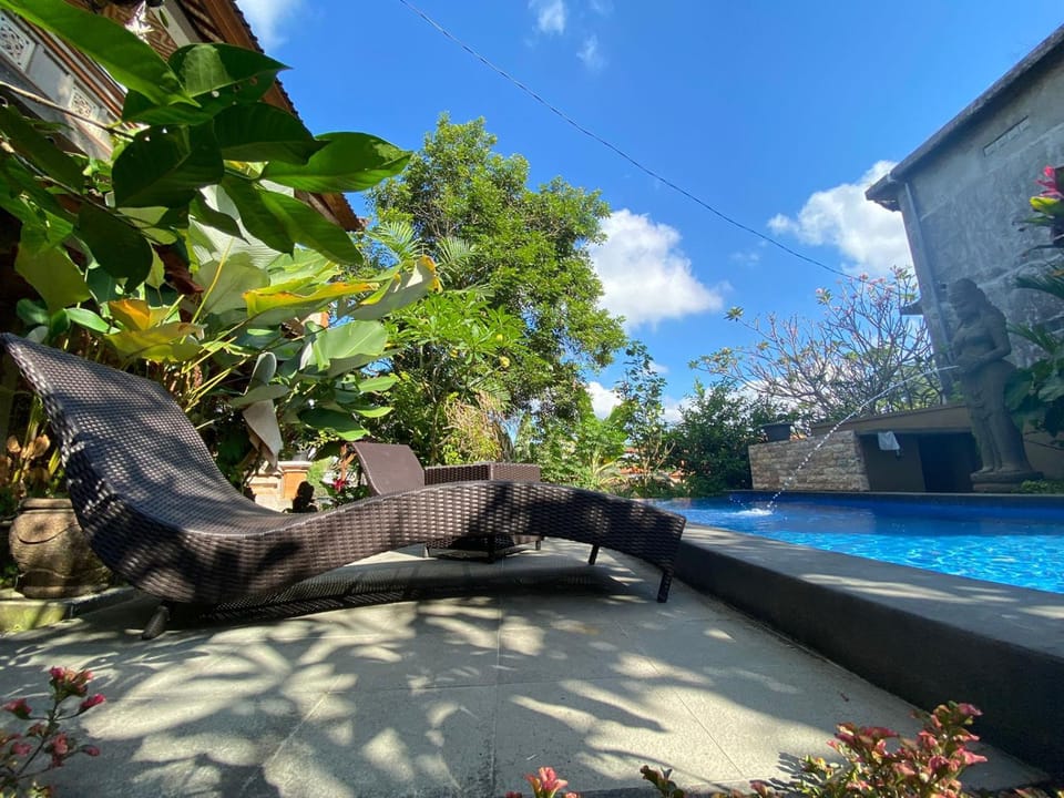 Garden view, Swimming pool, sunbed