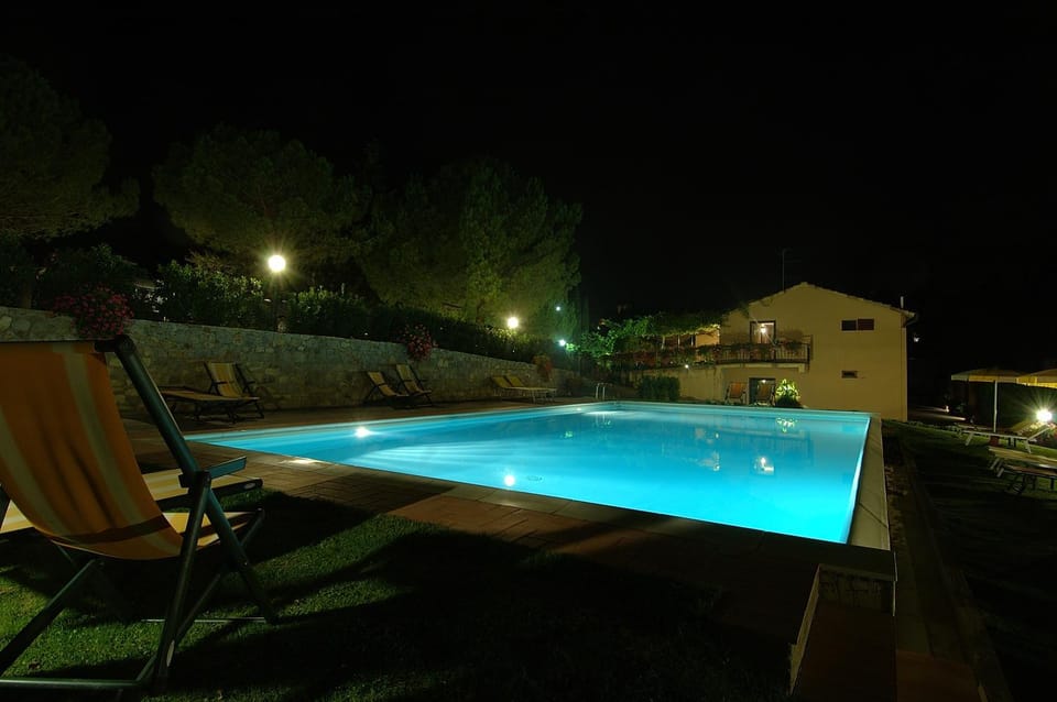Night, Decorative detail, Swimming pool, Swimming pool