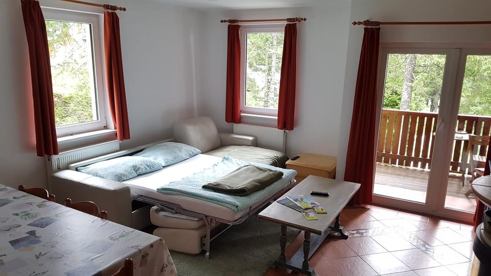 Bed, Balcony/Terrace, Living room, Seating area
