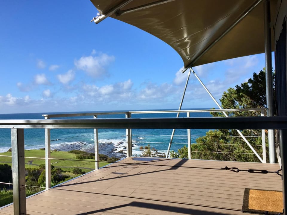 Patio, Day, Natural landscape, View (from property/room), Balcony/Terrace, Sea view