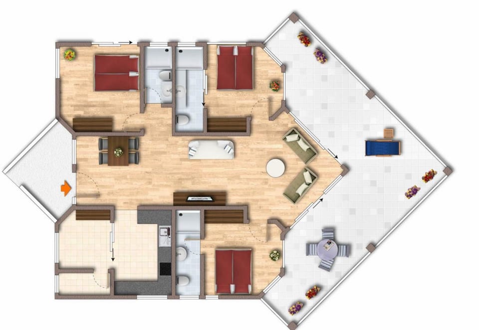 Dream Beach Cumbuco Oceanfront Apartments Hotel in State of Ceará
