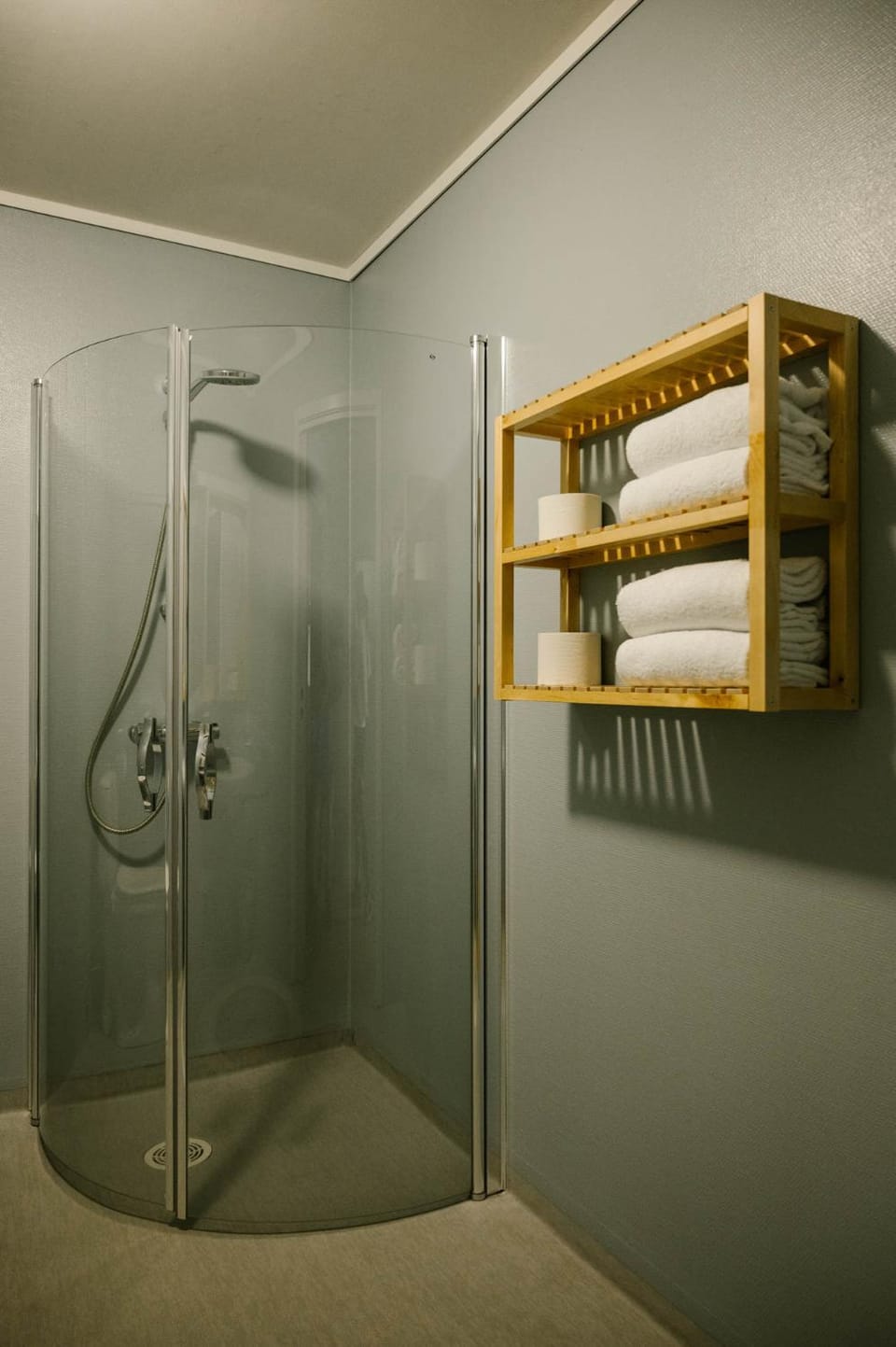 Shower, Bathroom, Facility for disabled guests, towels