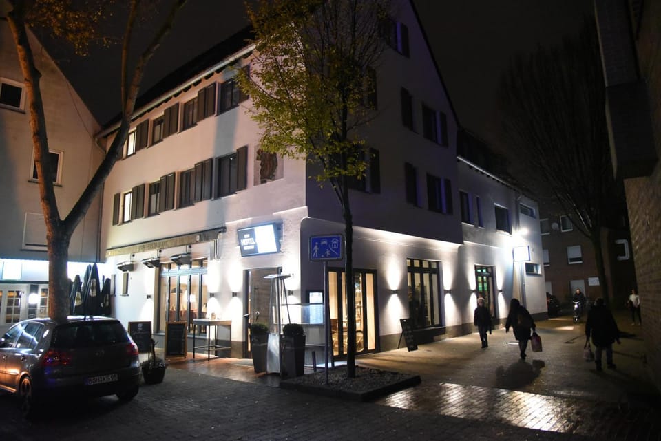 Property building, Night, Location, Parking