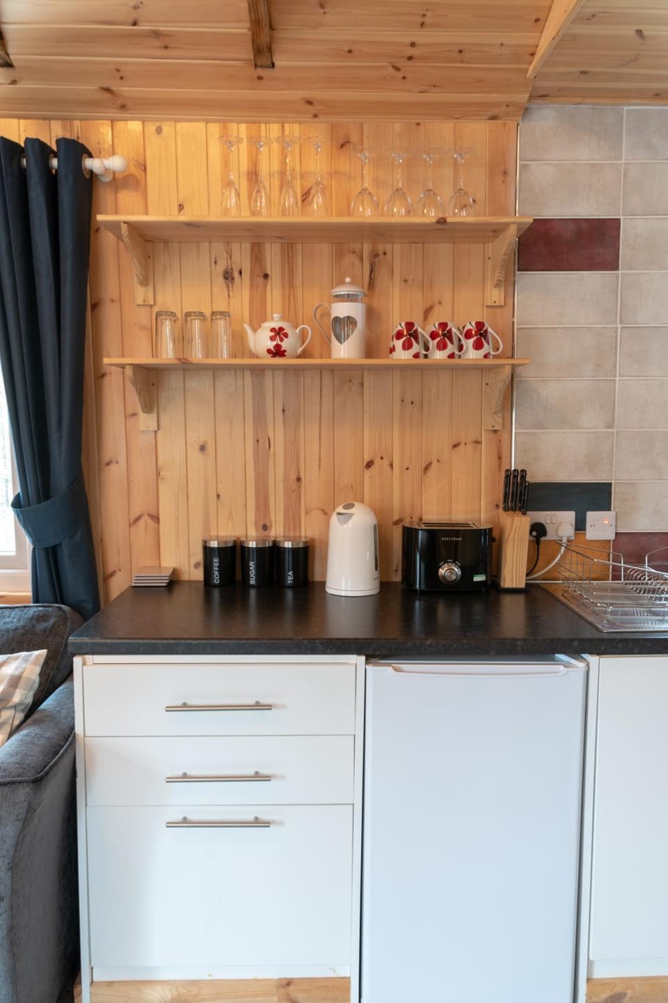 Pine Marten Bar Glenmore Treehouse Chalet in Scotland