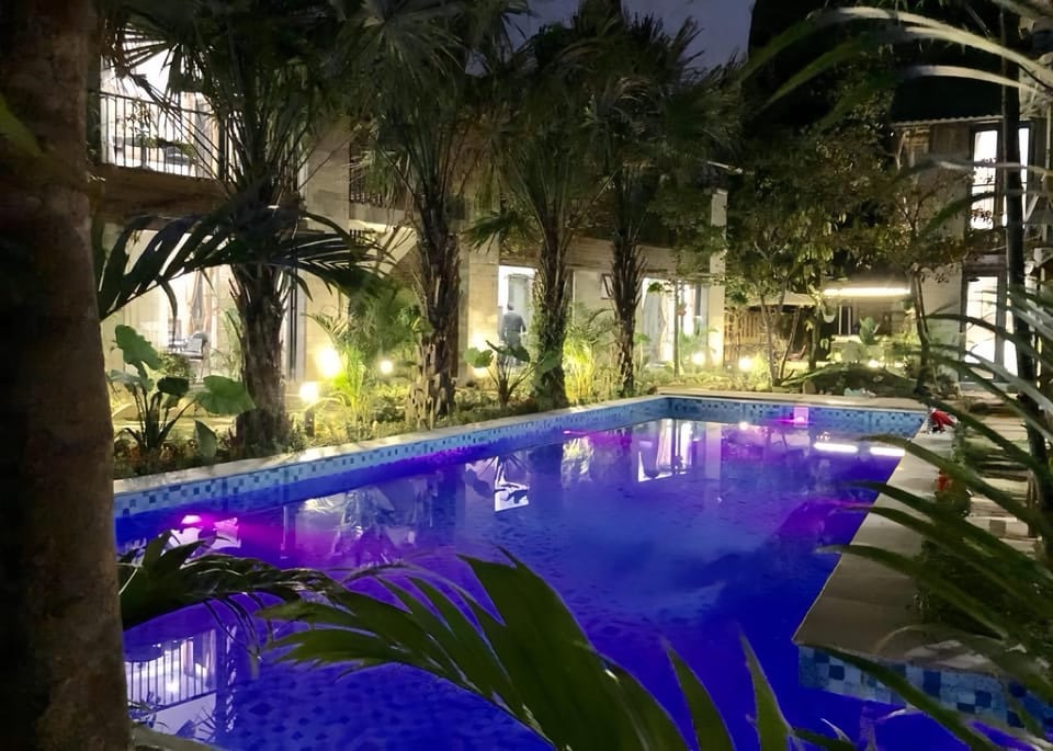 Night, Garden view, Pool view, Swimming pool, Swimming pool