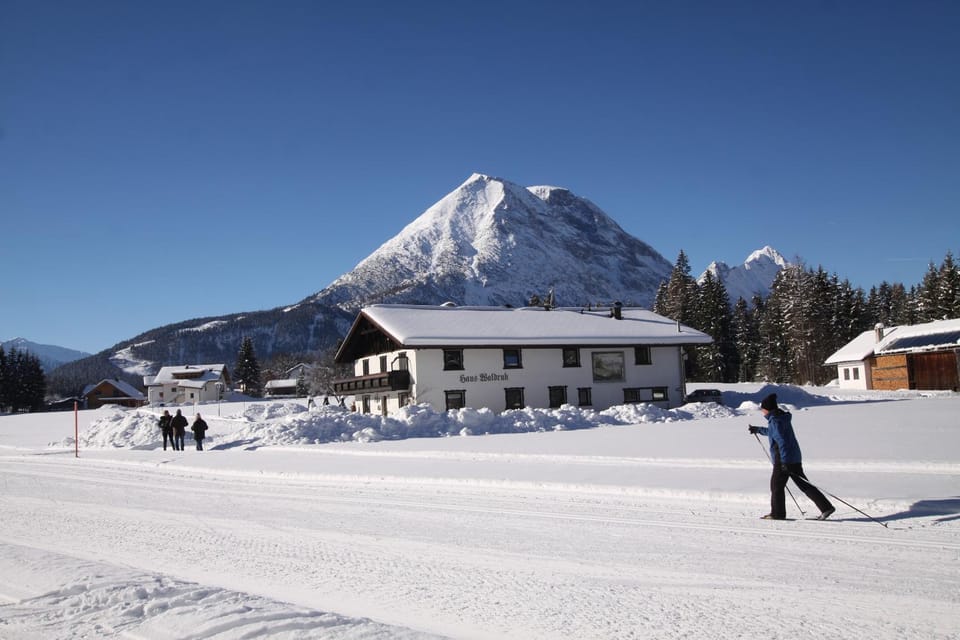 Facade/entrance, Off site, Day, Natural landscape, Winter, Mountain view