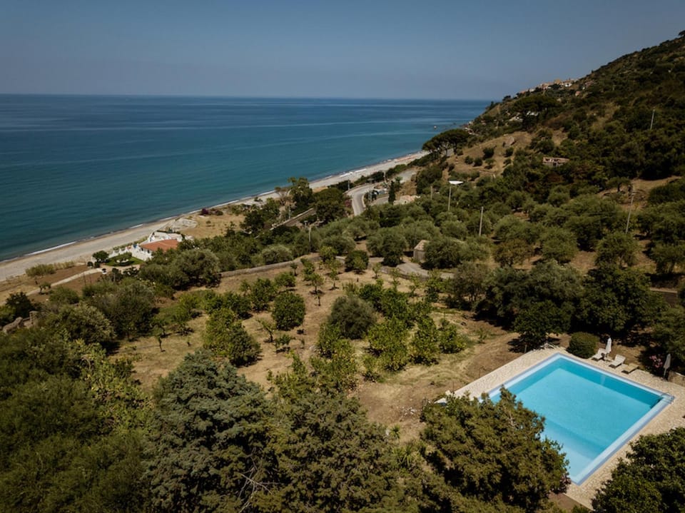 Bird's eye view, Pool view