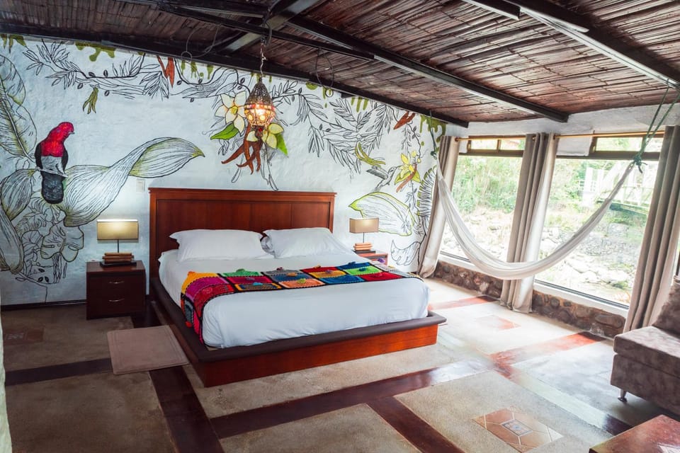 Bed, Photo of the whole room, Bedroom, River view