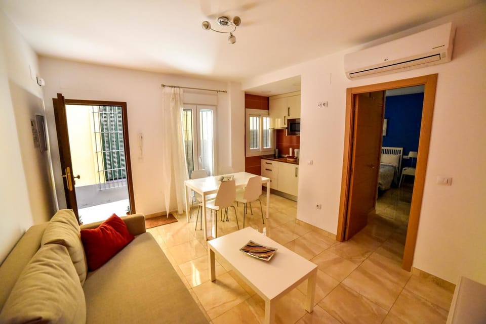 Living room, Seating area, Dining area