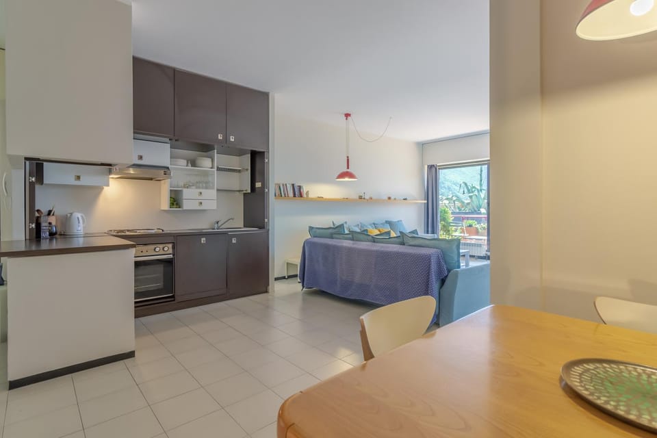 Kitchen or kitchenette, Living room, Dining area