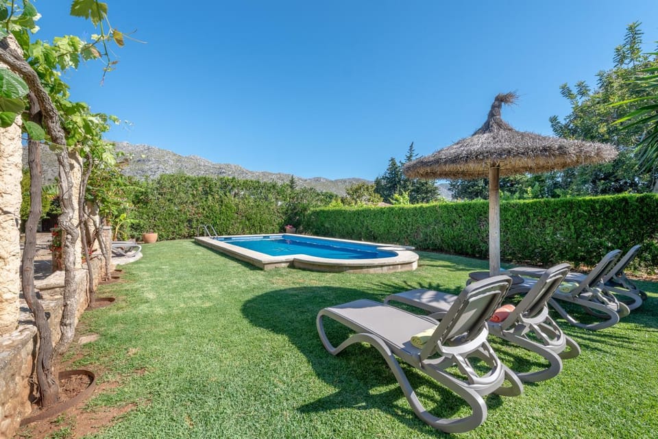 Property building, Living room, Swimming pool