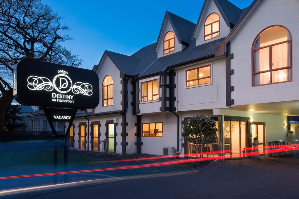 Property building, Facade/entrance, Night, Street view