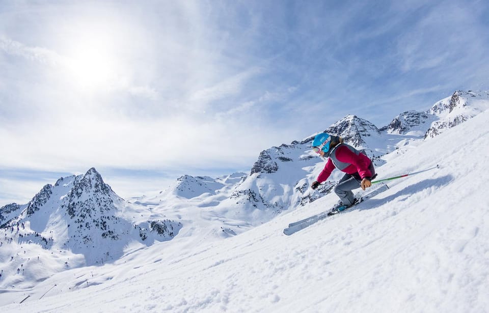 Winter, Skiing