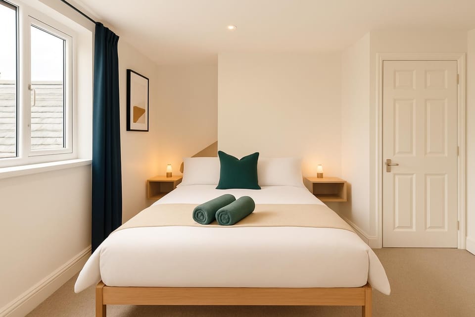 8 Person, 4 Bedroom Light, Warm & Modern Apartment Apartment in Cardiff