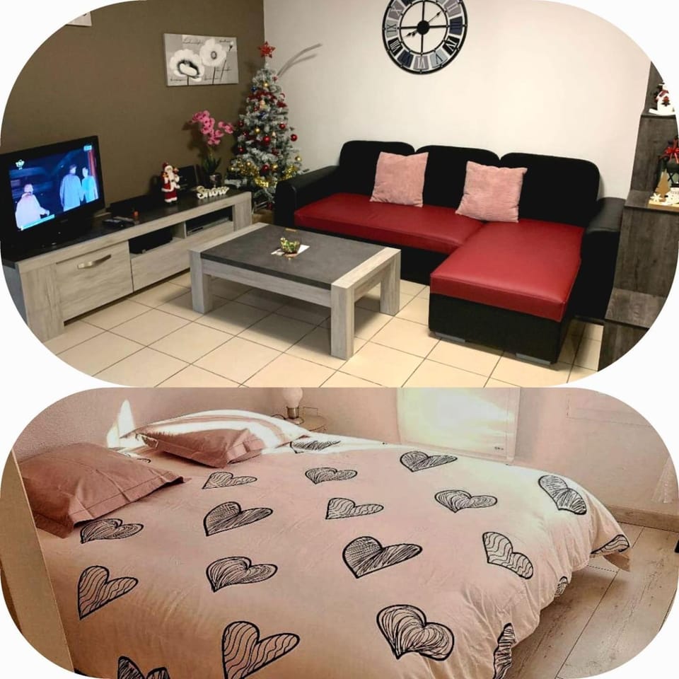 Bed, TV and multimedia, Living room, Photo of the whole room, Bedroom