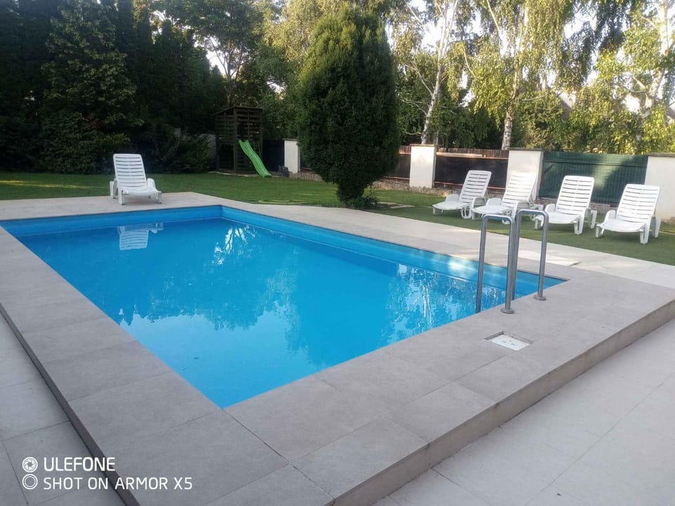 Summer, Swimming pool, sunbed