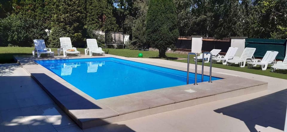 Summer, Swimming pool, sunbed