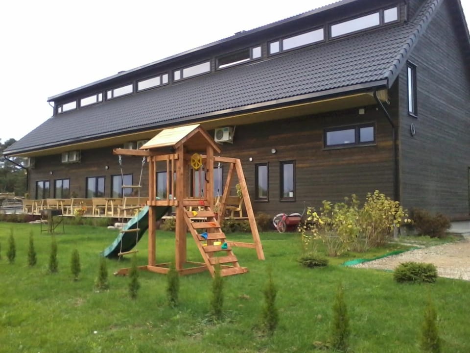 Facade/entrance, Children play ground
