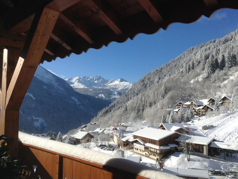 Appartement spacieux, proche télécabine, terrasse, WiFi Cabin in Champagny-en-Vanoise