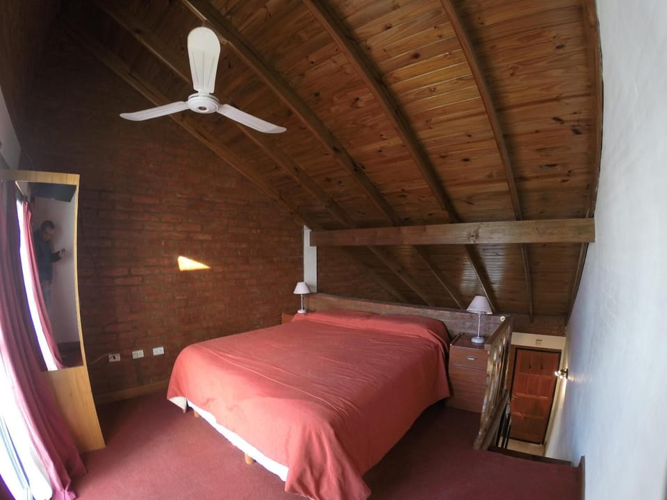 Bedroom, fireplace, air conditioner