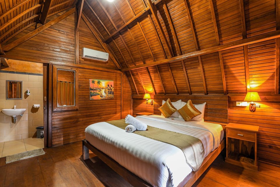 Bed, Bedroom, air conditioner