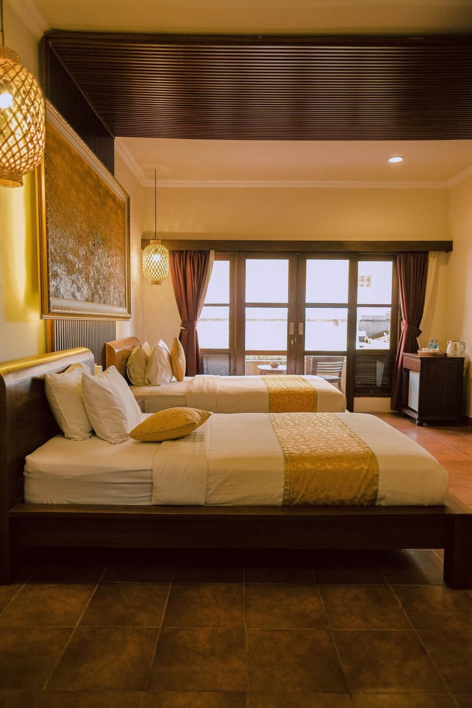 Bed, Coffee/tea facilities, Photo of the whole room, Bedroom, minibar, safe
