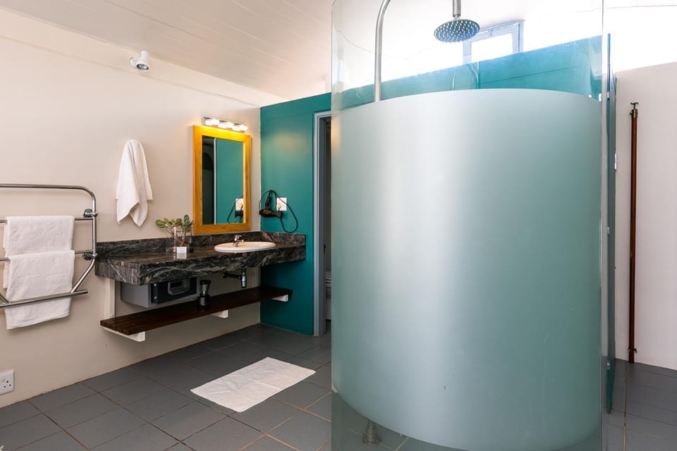 Shower, Toilet, Bathroom, hair dryier, towels