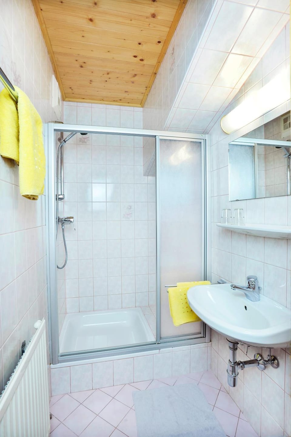 Shower, towels