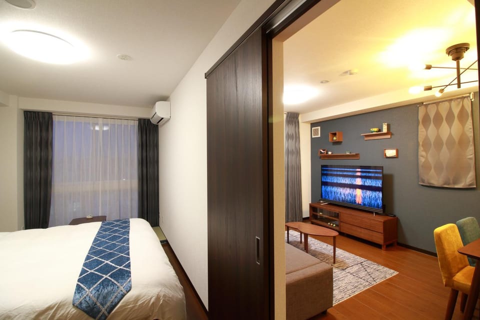 Living room, Bedroom