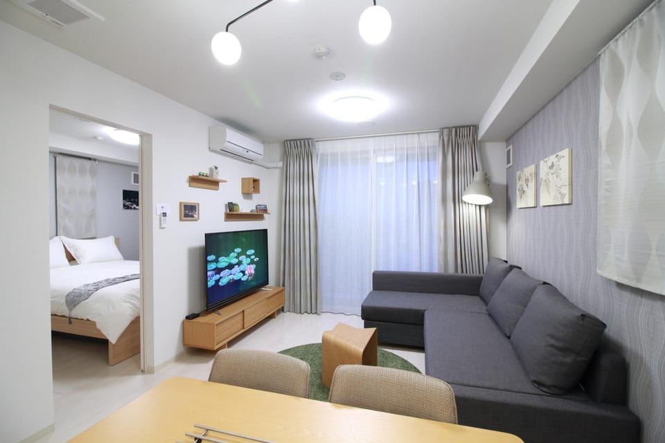 Living room, Bedroom