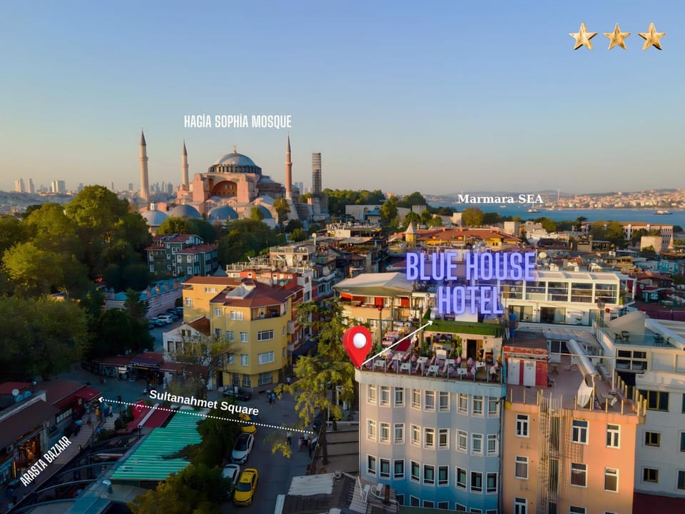 Nearby landmark, Natural landscape, Bird's eye view, City view, Sea view, Location