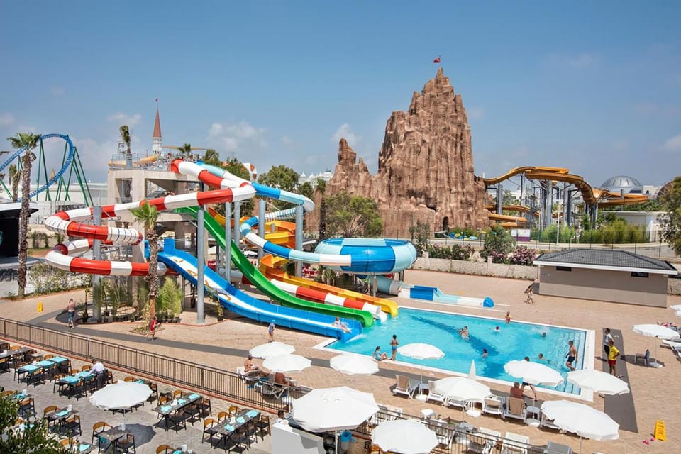 Summer, Aqua park, Aqua park, Pool view, Entertainment, sunbed