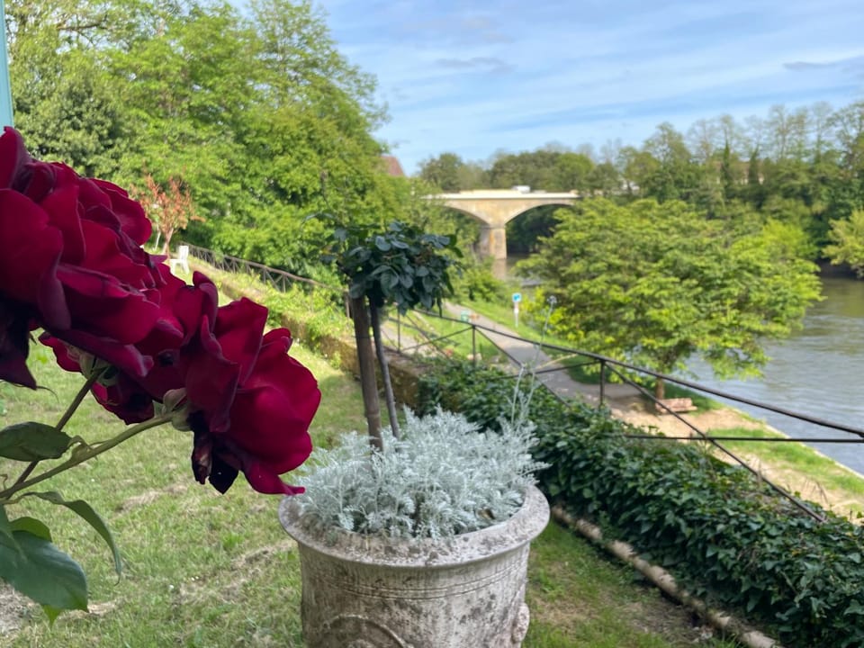 Natural landscape, Garden, View (from property/room), Garden view, River view