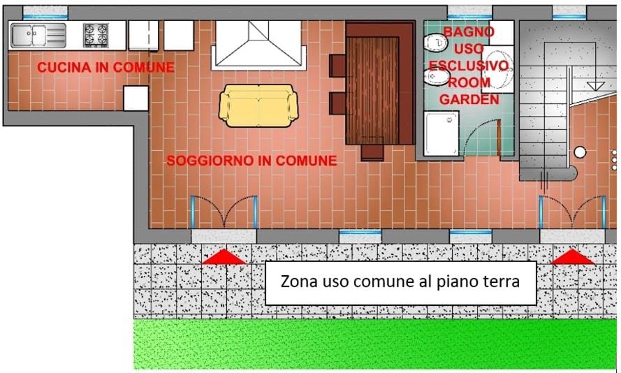Room Family Bed and Breakfast in Padua